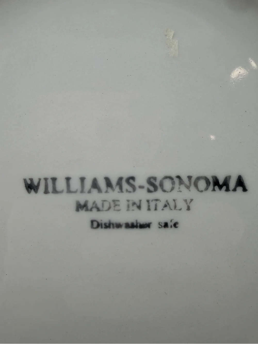 2 Williams-Sonoma Italy White Ruffled 8